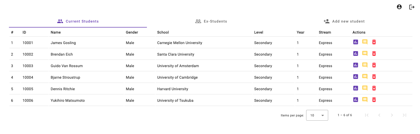 Student Directory